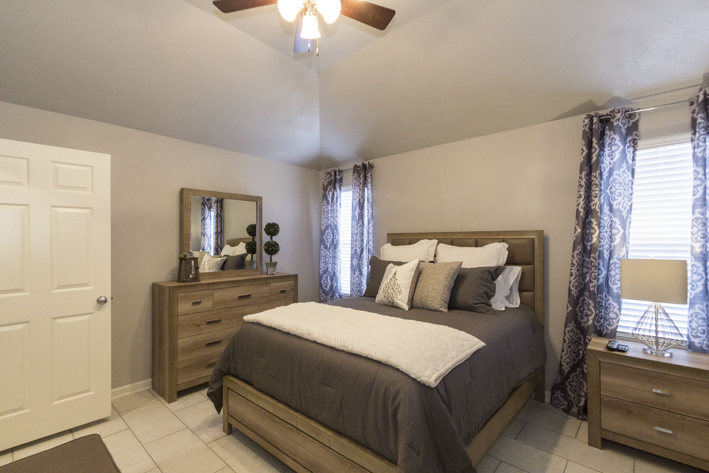 3 bedrooms, memory foam beds, iron/ironing board, WiFi