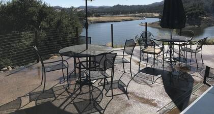 Lake front home private dock