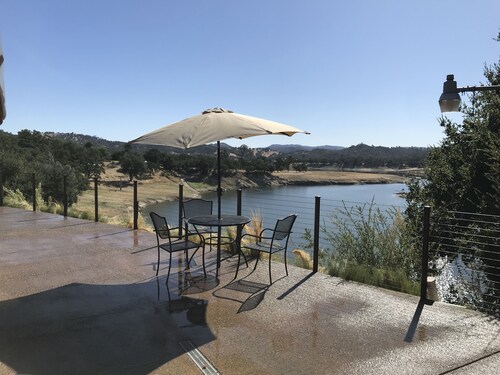 Lake front home private dock