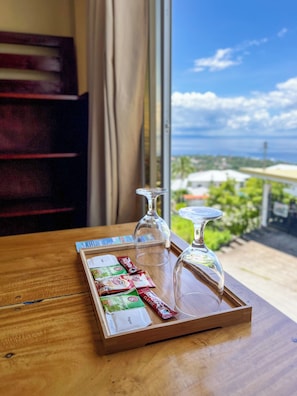 Comfort Studio, 1 Bedroom, Ocean View | Living area | 55-inch Smart TV with satellite channels, TV