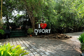 Façade de l’hébergement