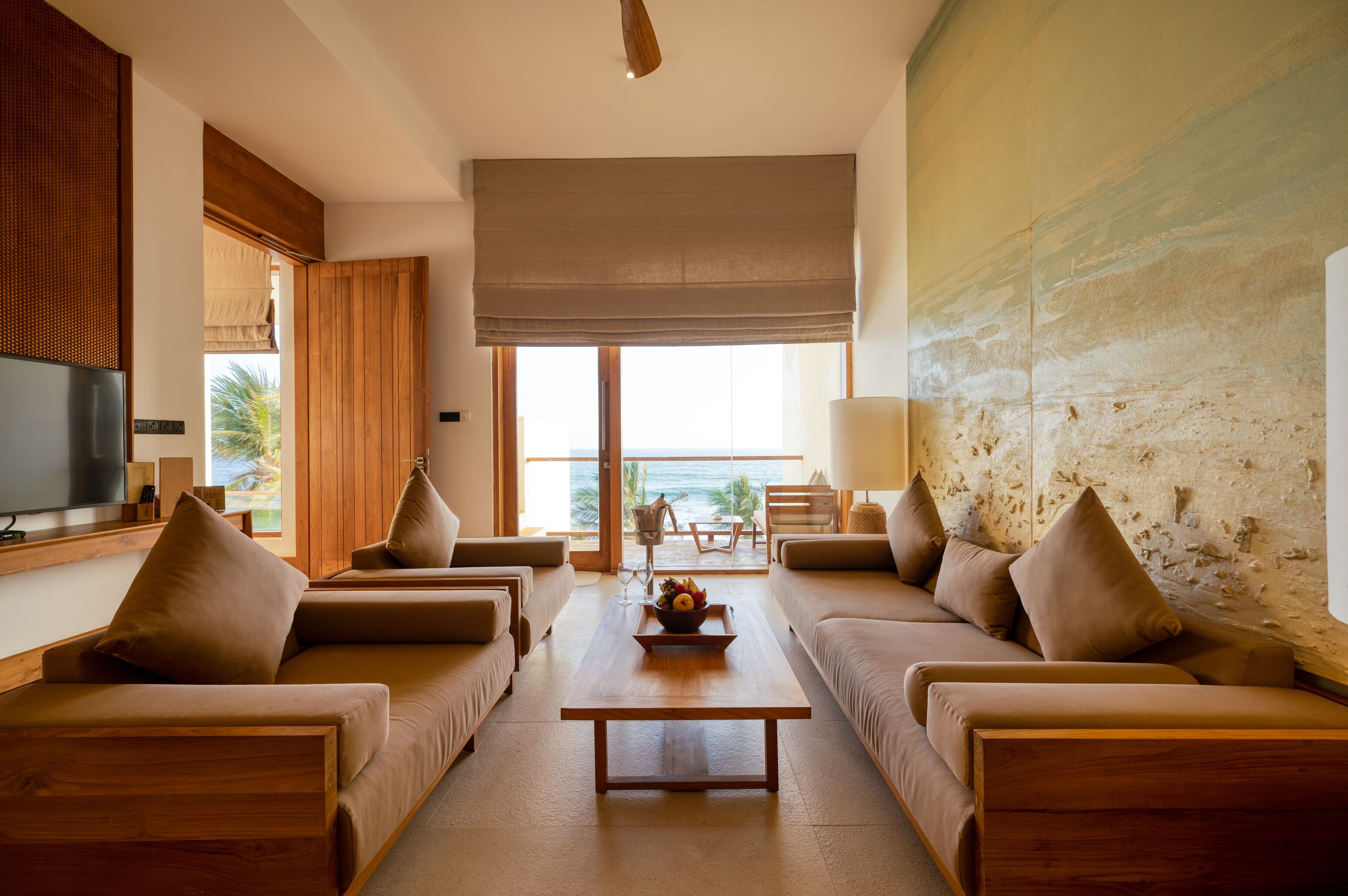 presidential suite, 1 king bed, ocean view | 1 bedroom, premium bedding, minibar, in-room safe