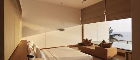Presidential-Suite, 1 King-Bett, Meerblick | Hochwertige Bettwaren, Minibar, Zimmersafe, Schreibtisch