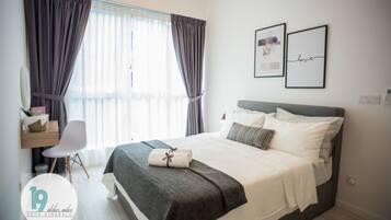 2 bedrooms, iron/ironing board, free WiFi