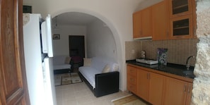 Apartamento, 1 quarto | Cozinha americana privada | Chaleira elétrica