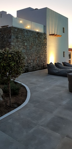 Blick von der Unterkunft