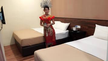 Desk, iron/ironing board, free WiFi