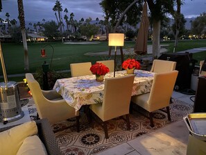 Outdoor dining
