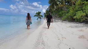 附近有私人海灘、白沙、遮陽傘、海灘浴巾