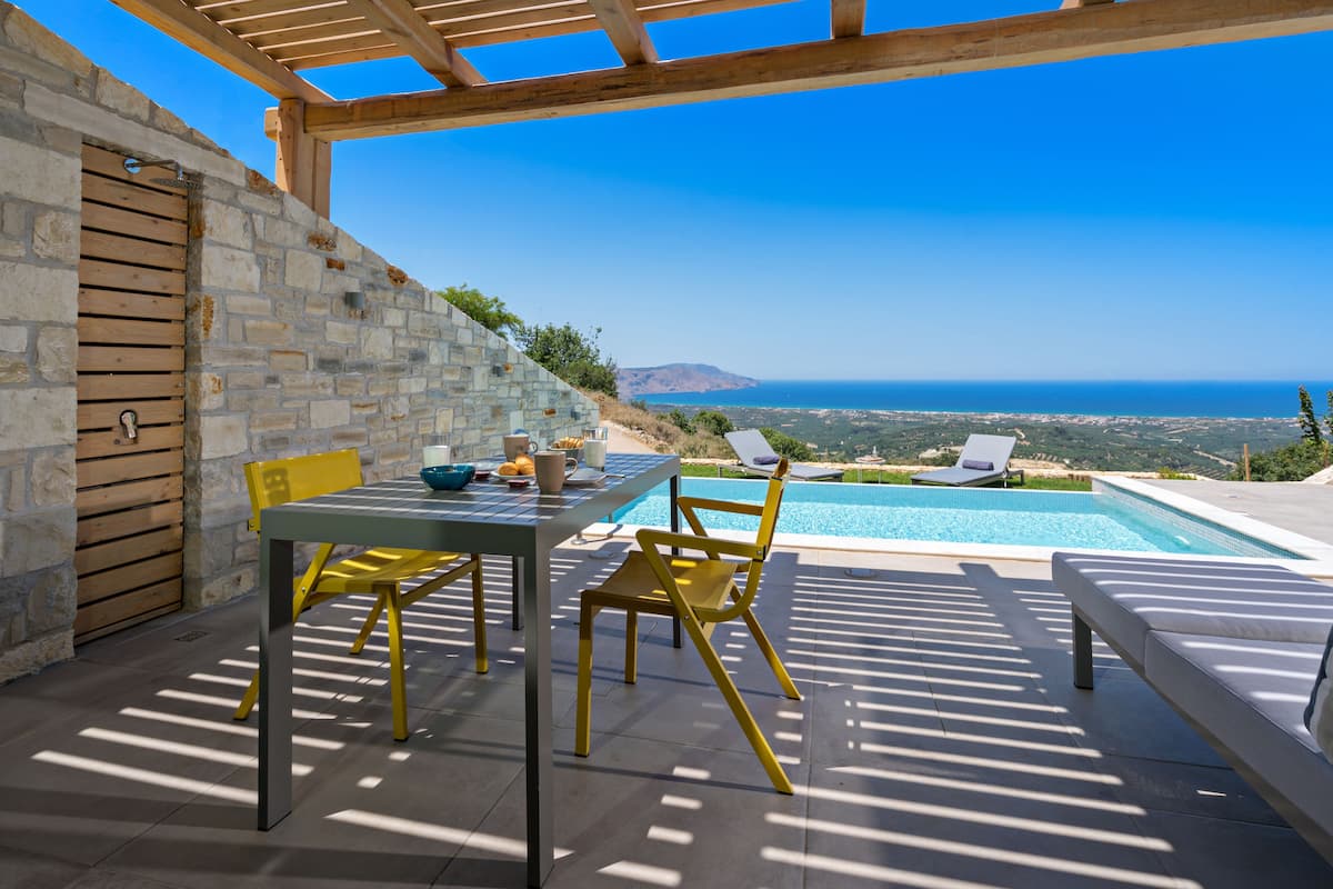 Villa - 1 sovrum - privat pool | Utsikt från rummet