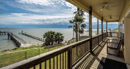 Propiedad frente al mar con un muelle de 300 pies w / luces de pesca