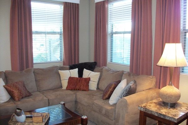 Comfy Sectional Sofa in the Living Area