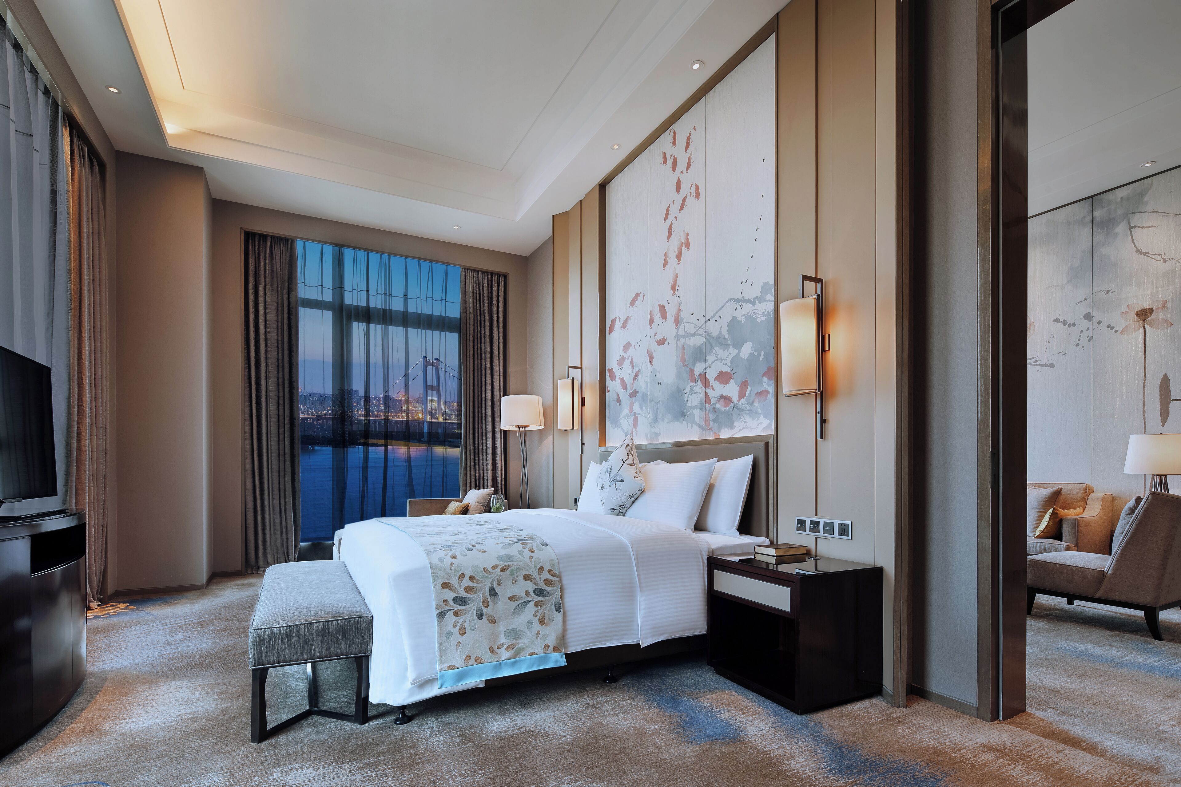 Deluxe Suite | Premium bedding, in-room safe, desk, laptop workspace
