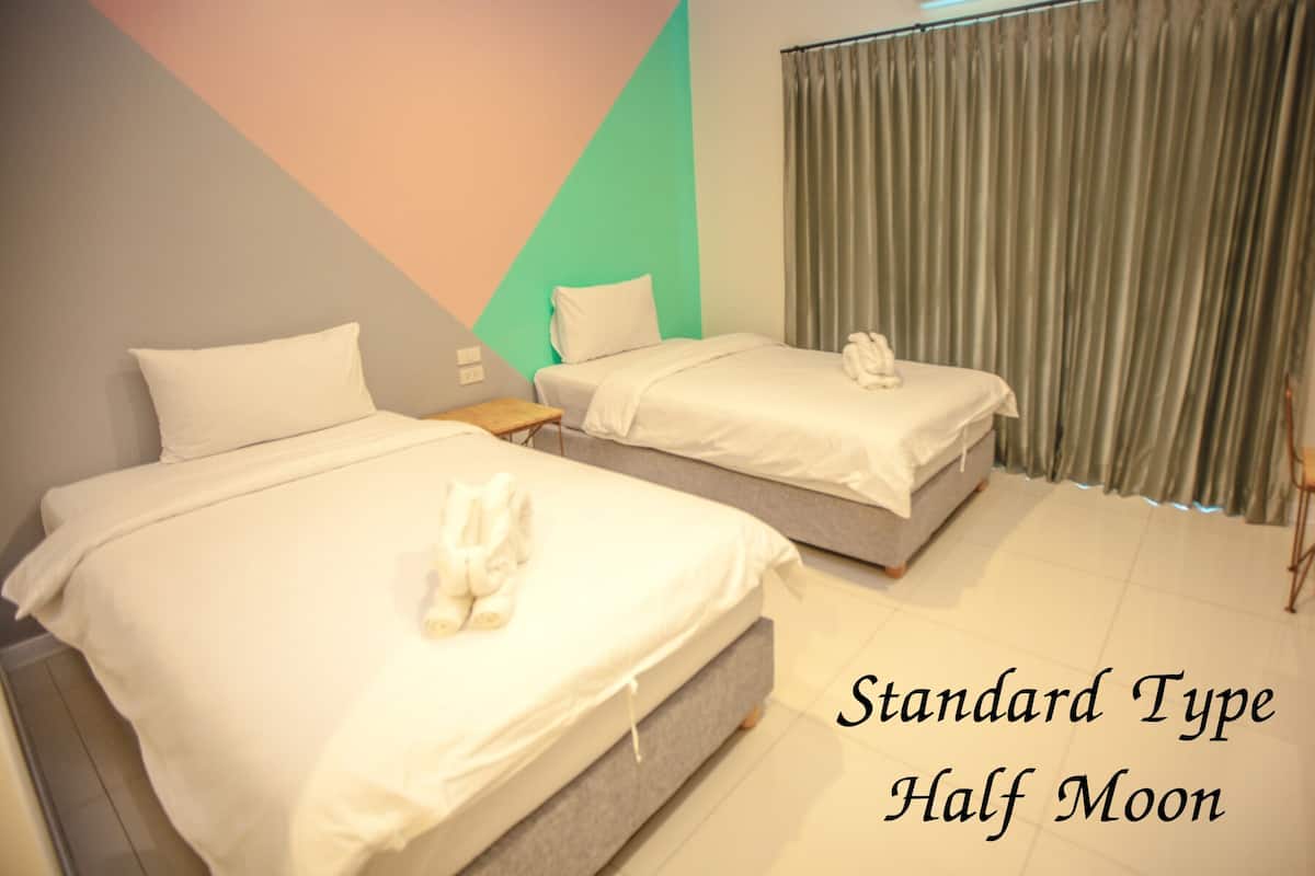 standard twin room | minibar, desk, blackout curtains, rollaway beds