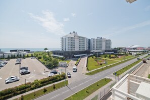 Blick von der Unterkunft