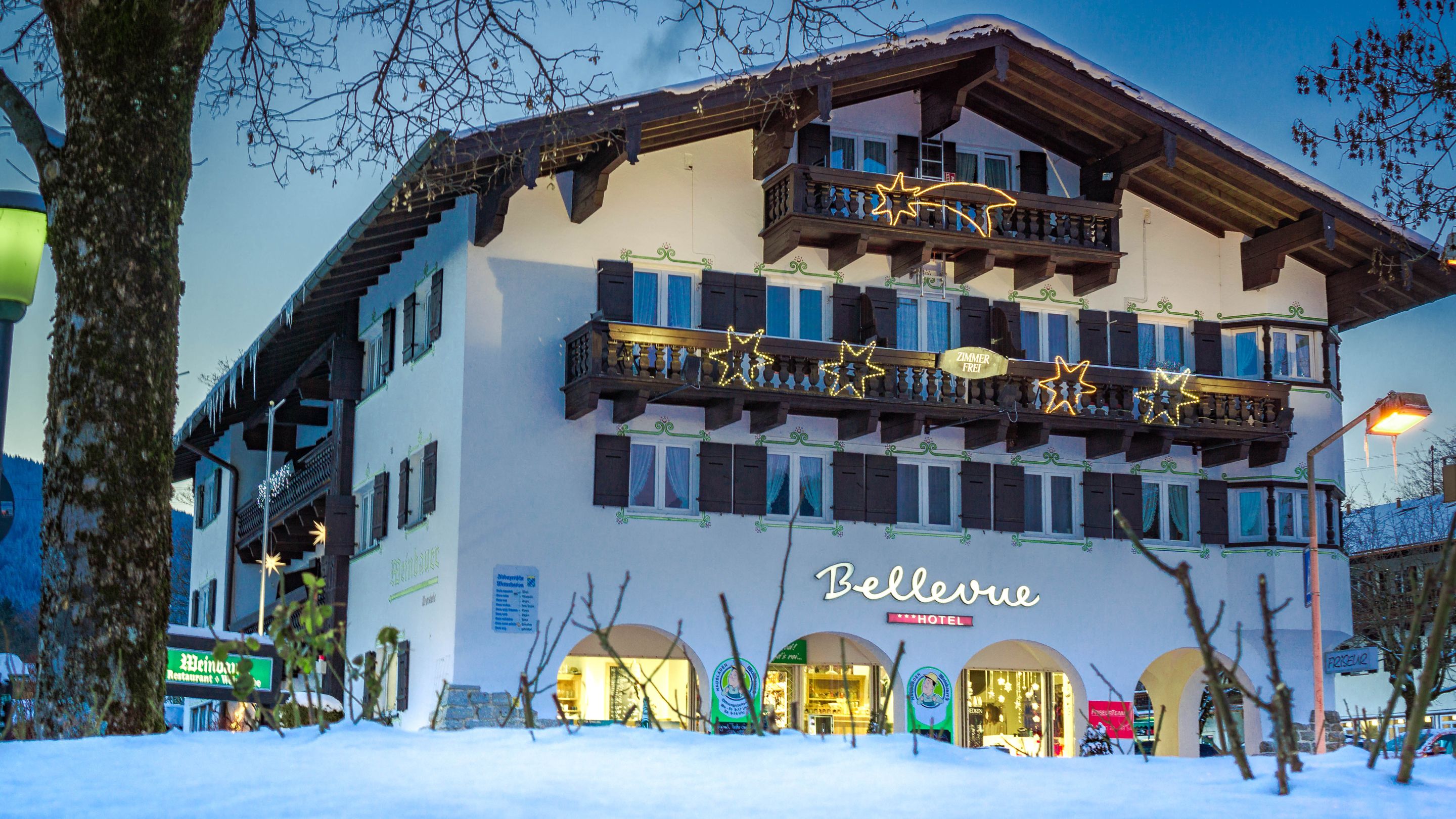 front of property – evening/night