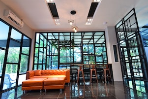Lobby sitting area
