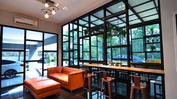 Sala de estar en el lobby