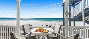 2 Beach Setups ☀️ 30A Beachfront Panoramic Ocean View, Private Beach w/ Direct Access ☀️