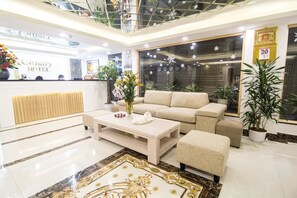 Sitteområde i lobbyen