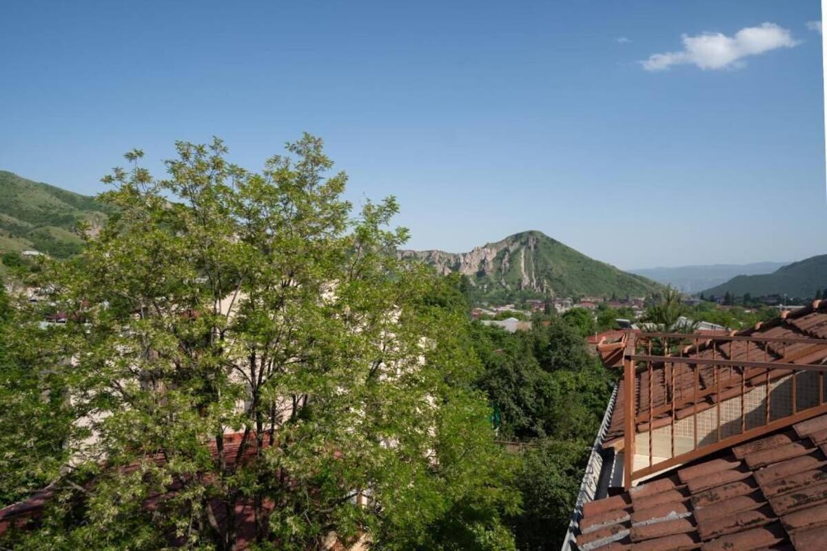 Economy Twin kamer, Meerdere bedden, niet-roken, uitzicht op bergen | Individueel gedecoreerd, individueel gemeubileerd, een bureau