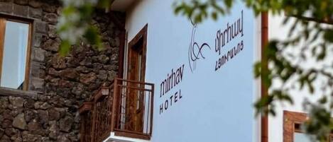 Fassade der Unterkunft