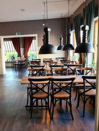 Frühstück, Mittagessen und Abendessen. Dala-Järna Hotell