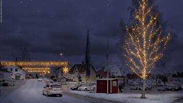 Front of property - evening/night