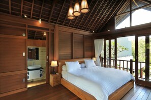 3 bedrooms, premium bedding, minibar, desk - Raja Woods Villa (Jimbaran)