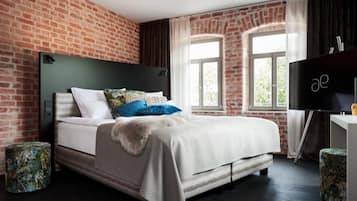 Deluxe tweepersoonskamer | Hypoallergeen beddengoed, een kluis op de kamer