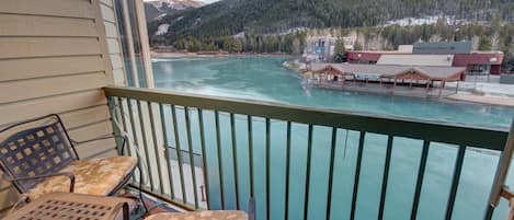 Deluxe-Studio, 1 Queen-Bett und Schlafsofa, Balkon, Seeblick (Lakeside 1485) | Aussenbereich