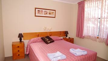 2 bedrooms, iron/ironing board