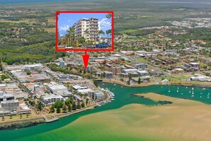 Aerial view - Sundial 202, 8-10 Hollingworth Street, (Port Macquarie)