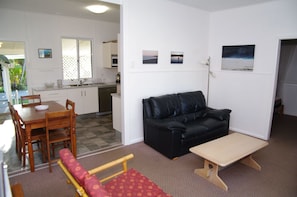 Living area - Fleur Cottage, 7 Willow Street, (Crescent Head)