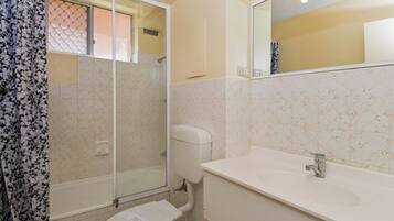 Separate tub and shower