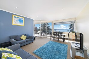 Living area - Sandcastle 407, 12-24 William Street, (Port Macquarie)