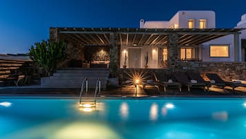 Lyxvilla - 4 sovrum - privat pool - havsutsikt | Privat pool