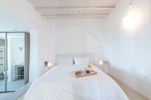 Villa Luxe, 4 chambres, piscine privée, vue mer | 4 chambres, draps en coton égyptien, literie de qualité supérieure