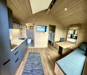 Premium-Ferienhütte, 1 Schlafzimmer, Meerblick | Eigene Kochnische | Wasserkocher mit Kaffee-/Teezubehör, Wasserkocher