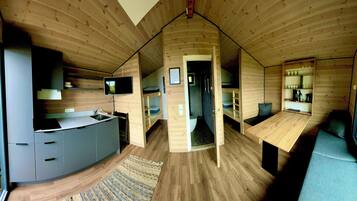 Superior Cabin, 2 Bedrooms, Sea View | Private kitchenette | Coffee/tea maker, electric kettle, eco-friendly cleaning products