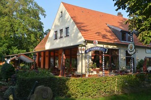 Façade de l’hébergement