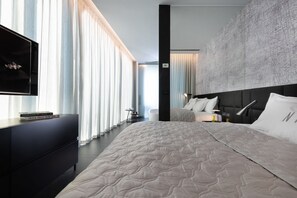 Literie de qualité supérieure, coffres-forts dans les chambres