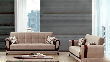 Apartment, 3 Schlafzimmer, Meerblick | Wohnzimmer | LED-Fernseher