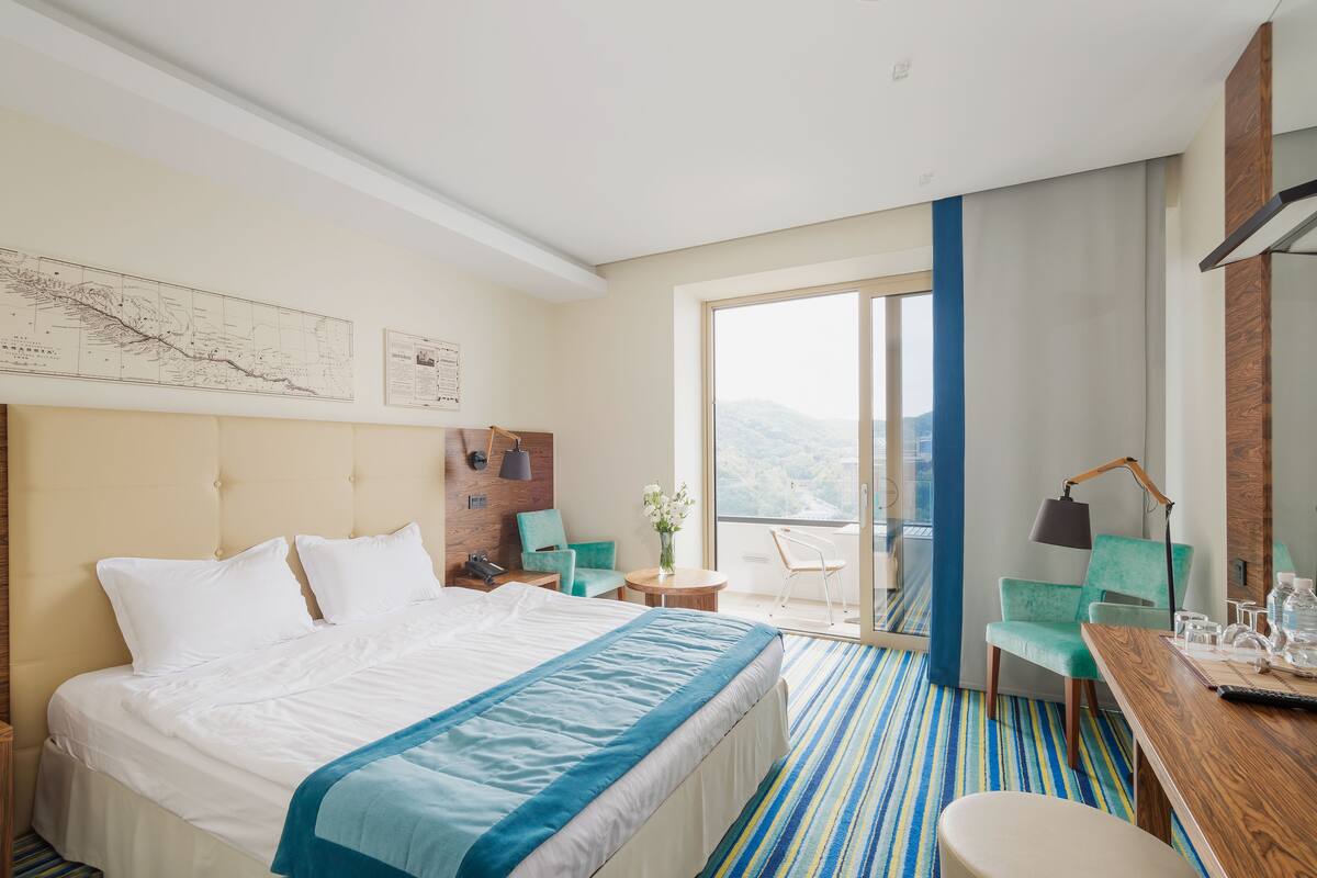 In-room safe, desk, blackout curtains, soundproofing