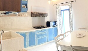 Apartment, 1 Bedroom | Private kitchen | Full-sized fridge, stovetop, cookware/dishes/utensils - Sarpi Apartment (Ostuni)