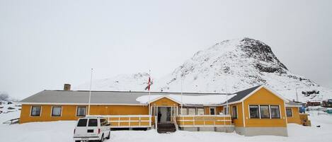 Façade de l’hébergement