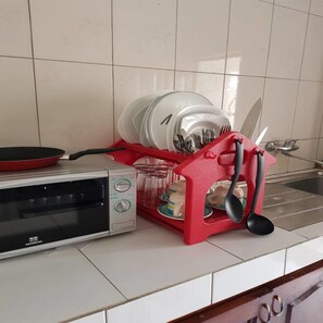 Comfort Apartment, 2 Bedrooms, Balcony | Private kitchen