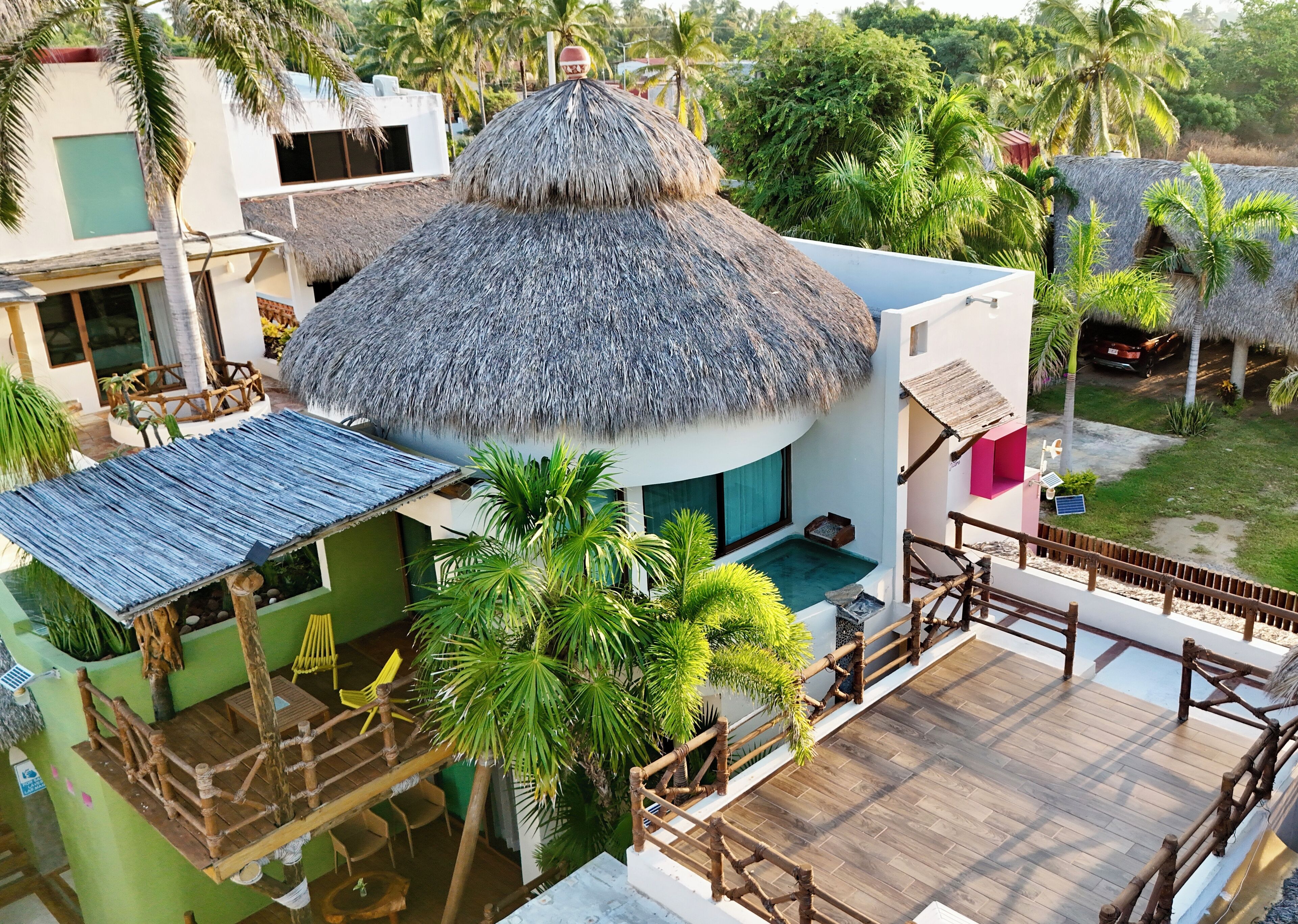 Fassade der Unterkunft