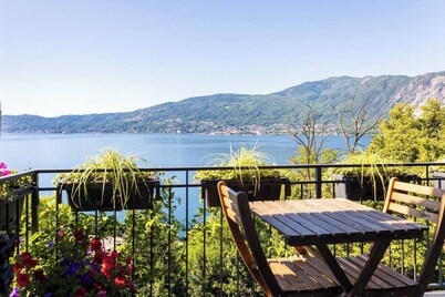 Wonderful view of the Lake Maggiore