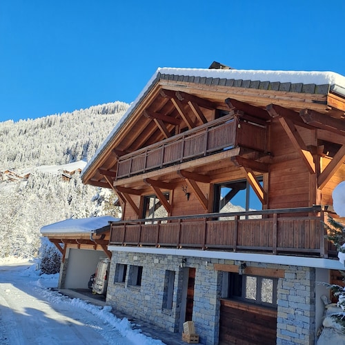 CHALET 15 Personen am Eingang zum Chatel, mit Sauna, Jacuzzi, Kinosaal